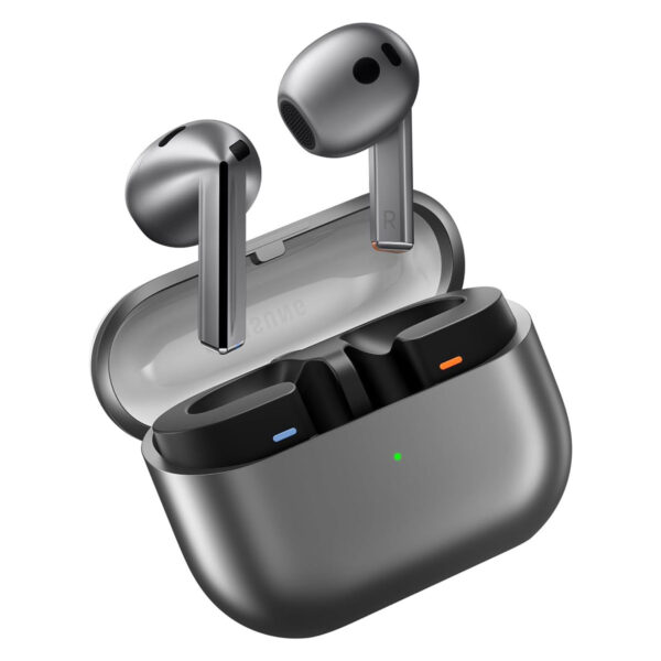 Samsung Galaxy Buds 3 Écouteurs sans fil Argenté. Profite d’un son puissant avec une bonne réduction de bruit passive , un design ultra-confortable.