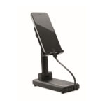 High Quality Power Bank avec support téléphone 2 en 1 Batterie Mobile chargeur rapide portable compatible tout téléphone câble intégré