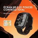 Oraimo Watch 5 Lite Montre intelligente IP68 HD 2,01 pouces – Image 3