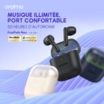 Oraimo FreePods Neo Écouteurs bluetooth intra-auriculaires sans fil ENC - Noir – Image 4