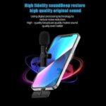 Micro cravate sans fil pour iPhone et samung tecno usb c K9 Microphone Lavalier Sans Fil Studio Gaming pour iPhone PC Ordinateur Professionnel Micro Diffusion en Direct – Image 5