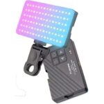 Mini Lampe vidéo Selfie Light LED RGB avec Clip annulaire U160 Pro Portable LED Light (Rechargeable) PLOKAMA