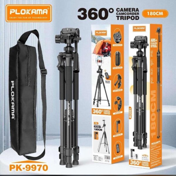 PLOKAMA Trépieds pour caméra ou téléphone 180cm