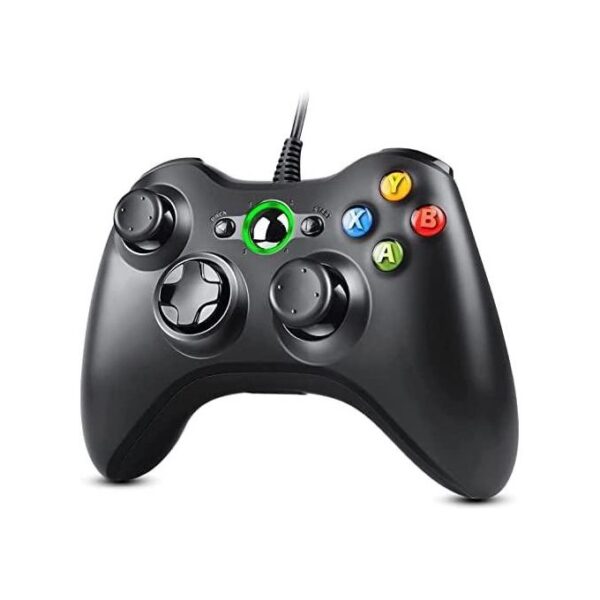 Manette filaire USB pour Xbox 360 et Ordinateur