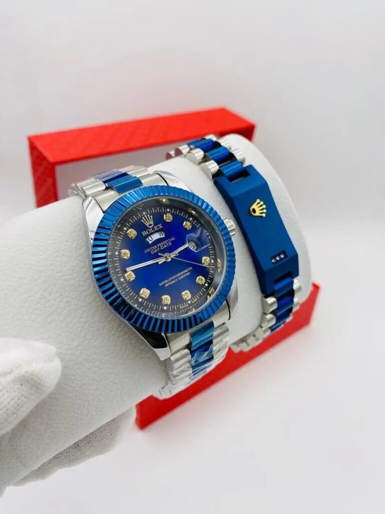 Montre Homme Rolex – Bracelet en Acier Inoxydable