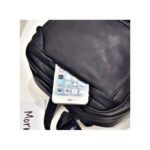 Sac à dos en cuir PU grande capacité pour homme – Image 5