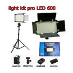 Pro LED 600 – Kit d’éclairage LED professionnel photo & vidéo avec trépied et batteries – Image 3