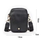 Mini-Sacoche Bandoulière en Cuir Compacte - Pour Téléphone et Essentiels – Image 4