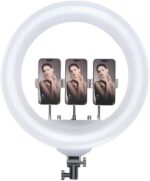 Plokama R45 Soft LED Ring Light 45cm - 360° Rotating -Anneau lumineux LED souple Plokama R45 45 cm - conception antidérapante, télécommande sans fil, luminosité et température de couleur réglables, protection des yeux – Image 4