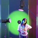 Lampe LED MM8518 multifonctionnelle RGBW 500 W pour la photographie et la vidéo, avec télécommande – Image 3