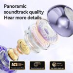 Air Ear Pods Freeclip LGE 008 Ultra Open Earbuds, Écouteurs Bluetooth 5.4 Sur l'oreille, Non dans l'oreille, Conduction osseuse, Tactile Ultra Bass Écouteurs boucle d'oreille M79 – Image 3