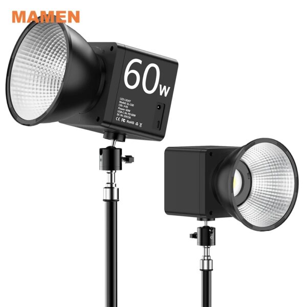 lampe de poche LED portative COB avec batterie intégrée -  inclut également un mode RGB