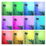 lampe de poche LED portative COB avec batterie intégrée -  inclut également un mode RGB – Image 7