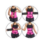 Abdominaux minceur ceintures femmes taille formateur haute Compression Zipper Latex taille Corset sous le buste gaine amincissante – Image 3