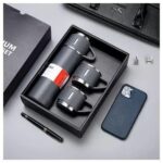 Thermos à Double couche en acier inoxydable de 500ml avec gobelet – Image 3