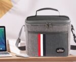 Sac Isotherme Lunch Box Repas Bureau pour Femme et Homme et Étudiants avec Bandoulière pour Travail – Image 6