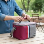 Sac Isotherme Lunch Box Repas Bureau pour Femme et Homme et Étudiants avec Bandoulière pour Travail – Image 5