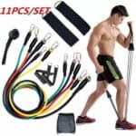 Bandes de résistance pour exercices de yoga, pilates, kinésithérapie, fitness, rééducation musculair.