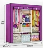 armoire de rangement tissu multicolore – Image 2