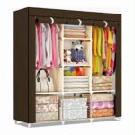armoire de rangement tissu multicolore