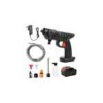 Pistolet nettoyeur sans fil avec jet réglable et 2 batteries 48 V rechargeable 8000 mAh, nettoyeur haute pression 50 PSI tube 3 m et mallette pratique – Image 5