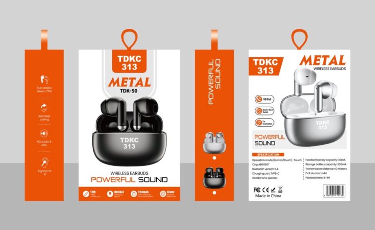 Écouteurs Sans Fil TDKC 313 Metal (Bluetooth 5.4) – garantie 365j